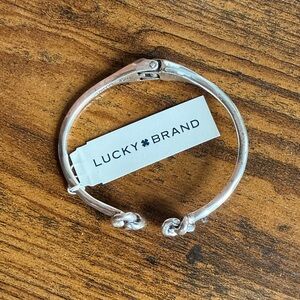 Lucky Brand Silver Open Cuff Bracelet